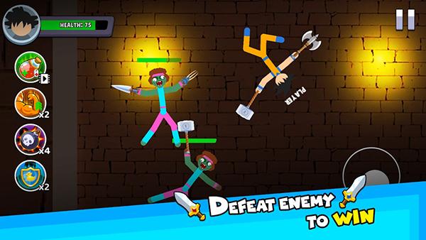 火柴人布娃娃战士格斗
