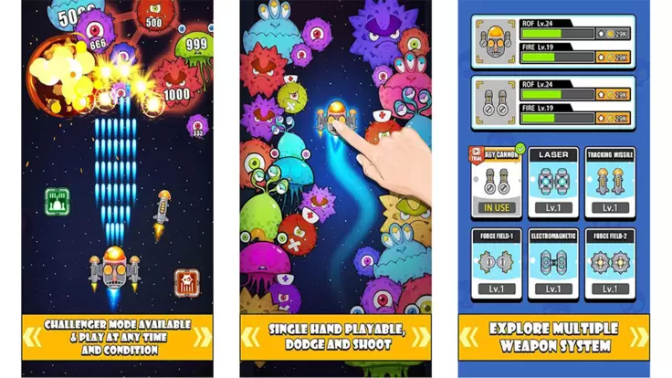 太空攻击飞机射击