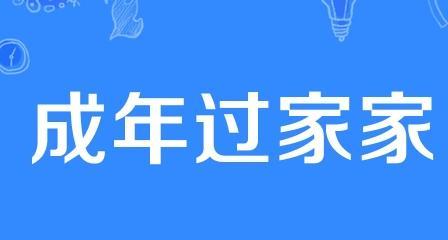 成年过家家是什么梗网络用语