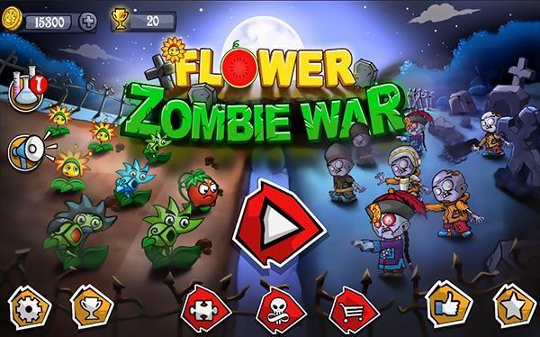 花花僵尸大战游戏