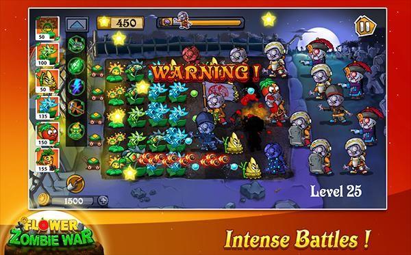 花花僵尸大战游戏