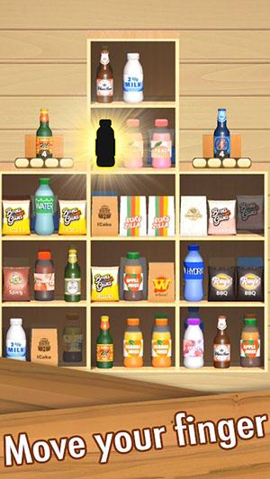 排序整理3D匹配拼图游戏