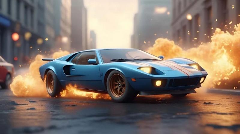 真实汽车特技表演手游