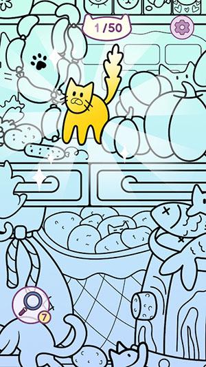 隐藏的猫咪艺术故事游戏