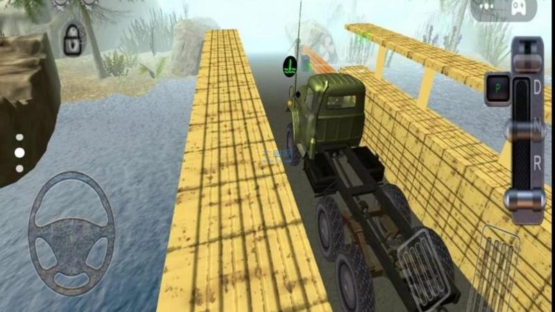 现代卡车登山越野