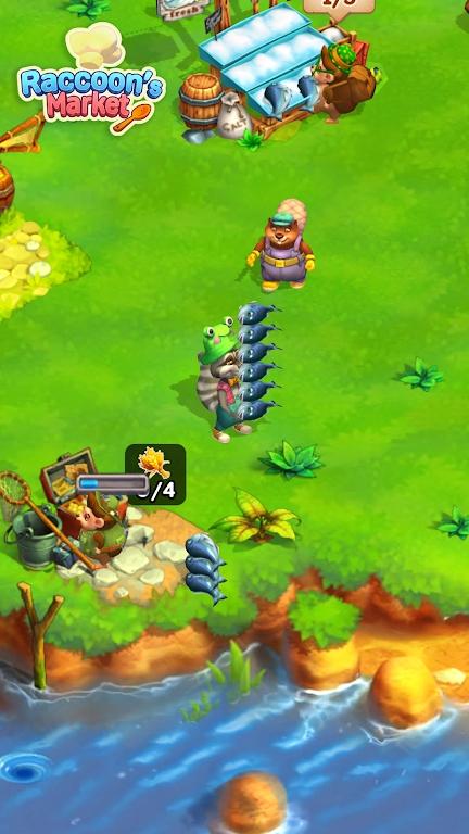 浣熊市场烹饪和农场游戏