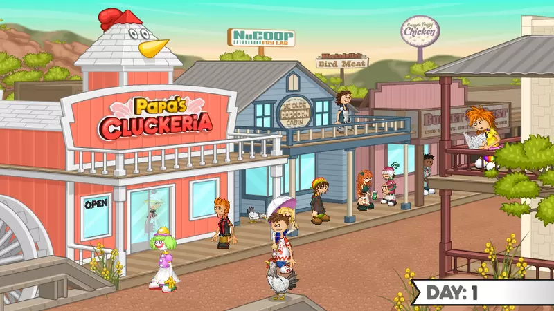 老爹的炸鸡堡店