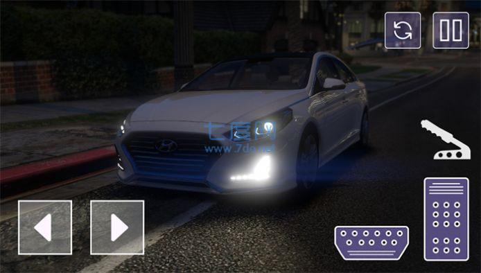 现代索塔纳停车模拟器