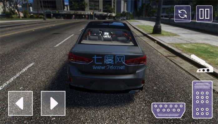 现代索塔纳停车模拟器