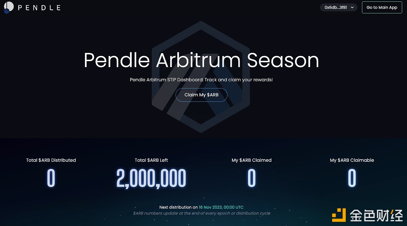 Pendle面向LP提供者和交易者开启ARB激励活动，总量200万枚ARB