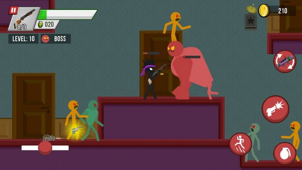 火柴人僵尸射击