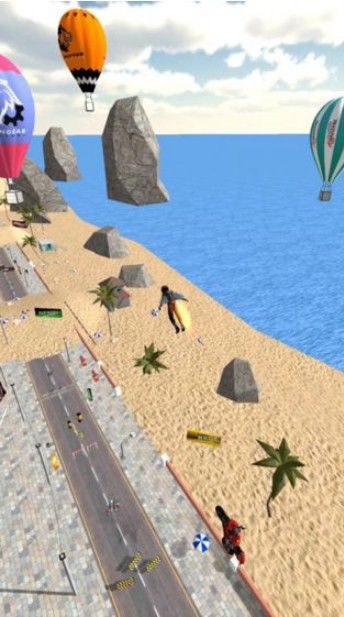 自行车跳跃游戏