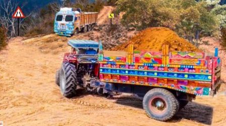 农用拖拉机牵引模拟器手游