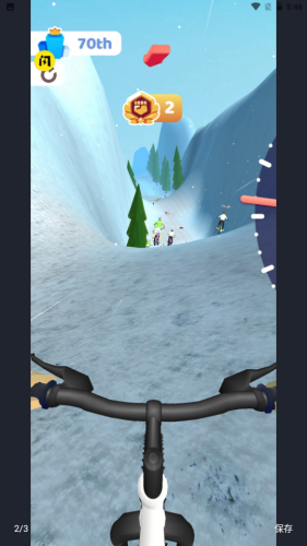 自行车冲冲冲小游戏