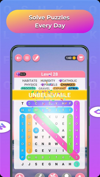 单词之旅单词搜索游戏