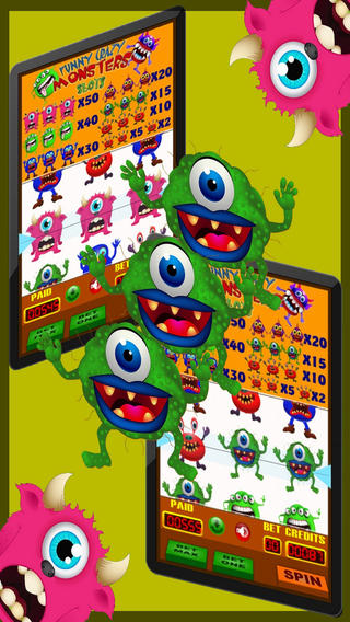 滑稽的疯狂怪物 Funny Crazy Monster Slots