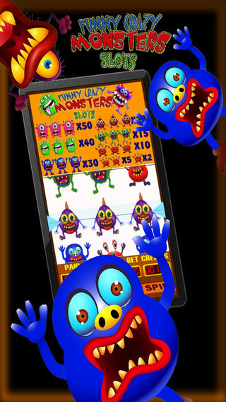 滑稽的疯狂怪物 Funny Crazy Monster Slots