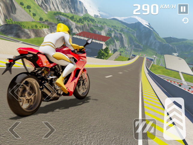 ‎Superhero Moto Stunts Racing