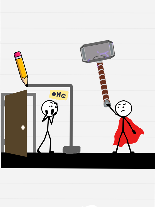 ‎Save The Stickman: Draw 2 Save