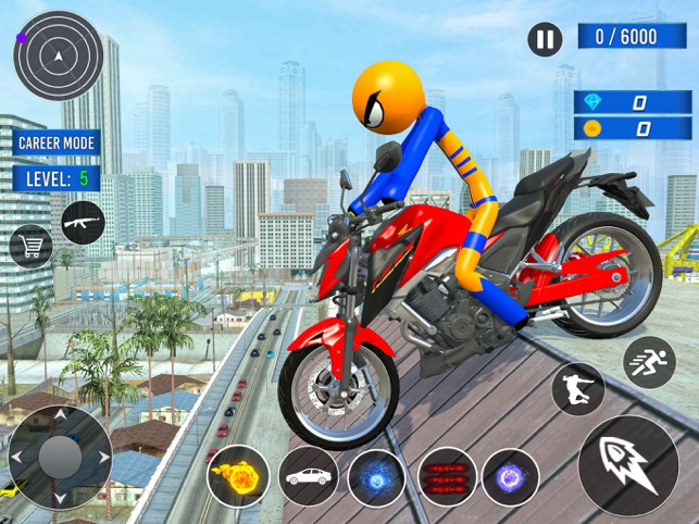 ‎火柴人绳索英雄游戏