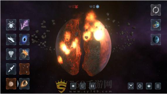 行星爆炸模拟器