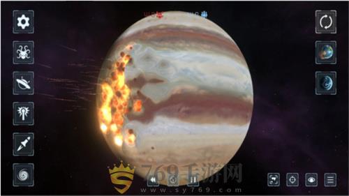 行星爆炸模拟器