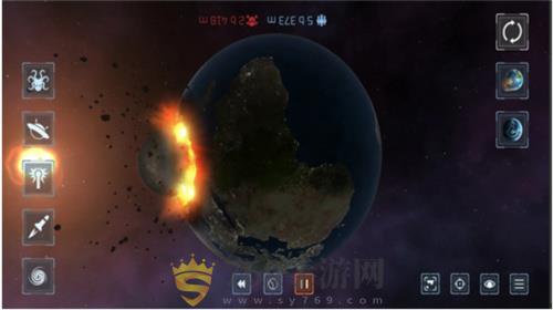 行星爆炸模拟器