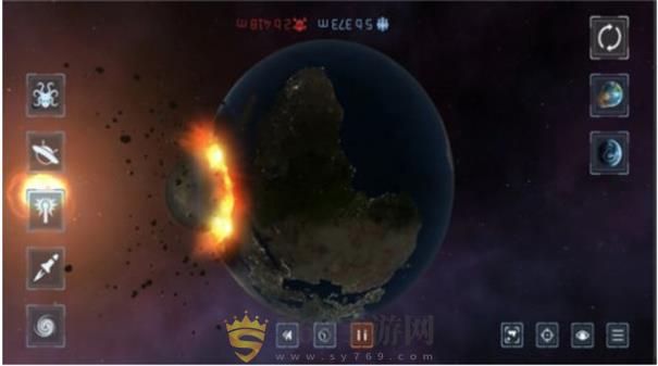 行星爆炸模拟器