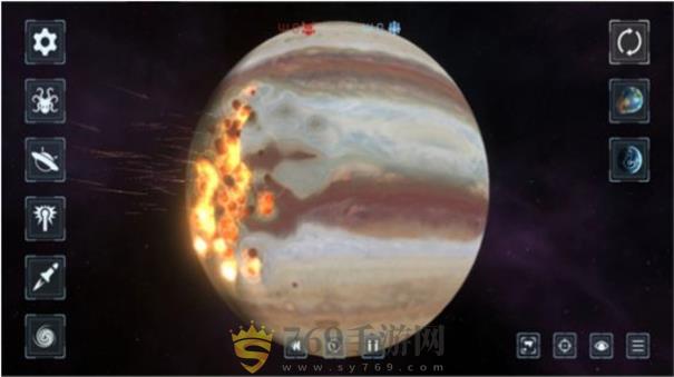 行星爆炸模拟器