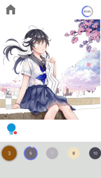 二次元数字涂色