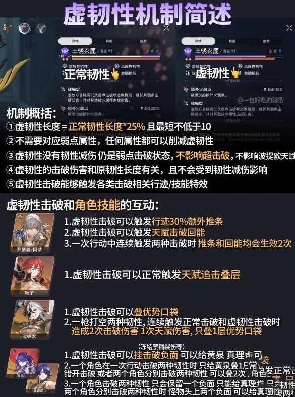 崩坏星穹铁道虚韧性机制是什么