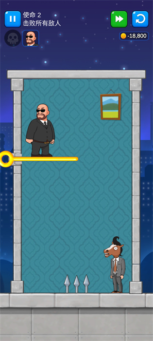 谜题间谍拔出插销