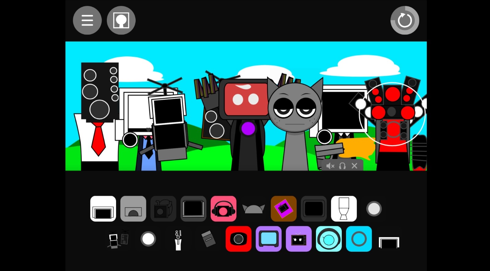 节奏盒子Sprunki马桶人