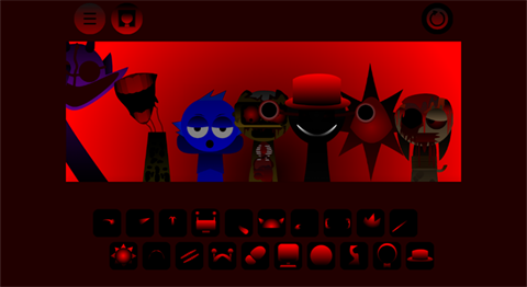 节奏盒子Sprunki 1-5阶段混合