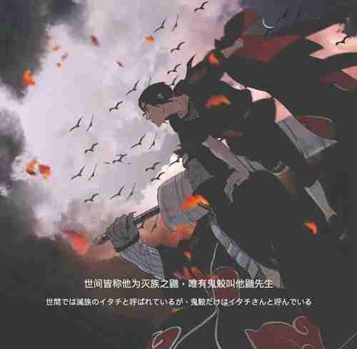 世间皆称他为灭族之鼬,唯有鬼鲛叫他鼬先生图片