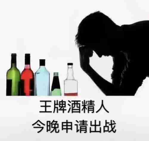 王牌酒精人今晚申请出战表情包