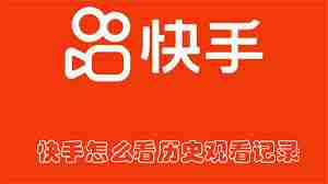 快手如何查询历史记录-快手历史记录查询教程
