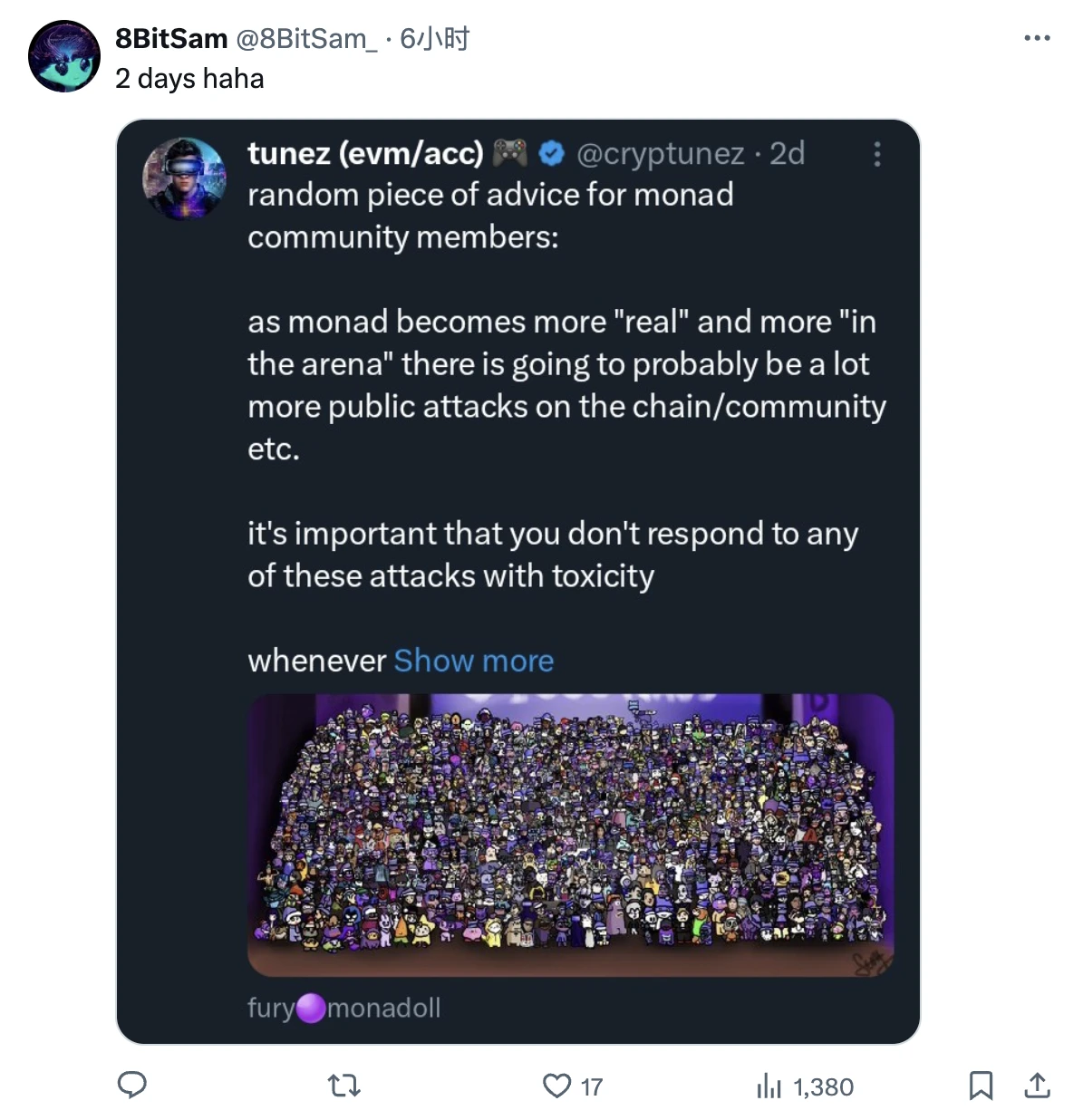 两大热门Layer1公链Sonic和Monad吵起来了,发生了什么?