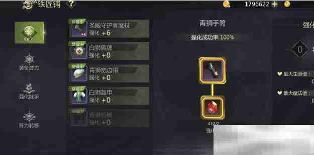 《龙之谷世界》强化装备机制介绍