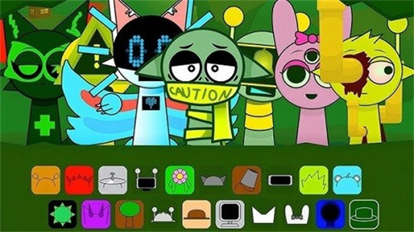 节奏盒子sprunki 绿核模组最新版