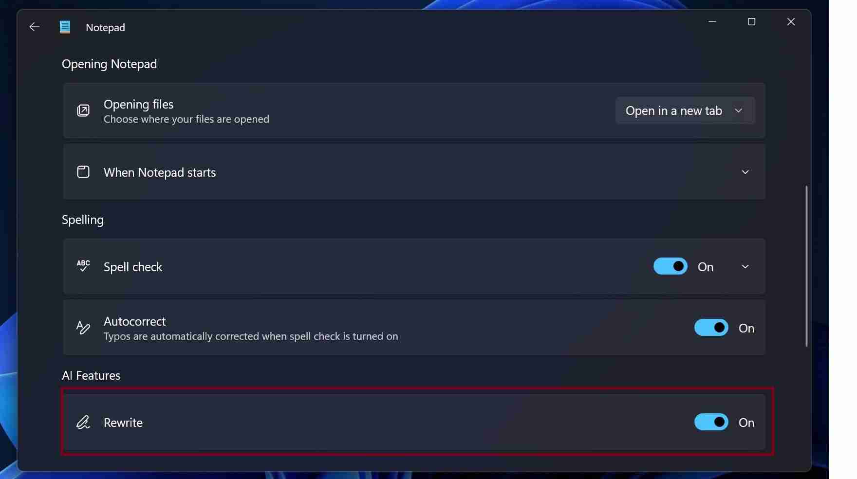 Win11 版记事本正式上线“AI 重写”功能，需订阅 Microsoft 365