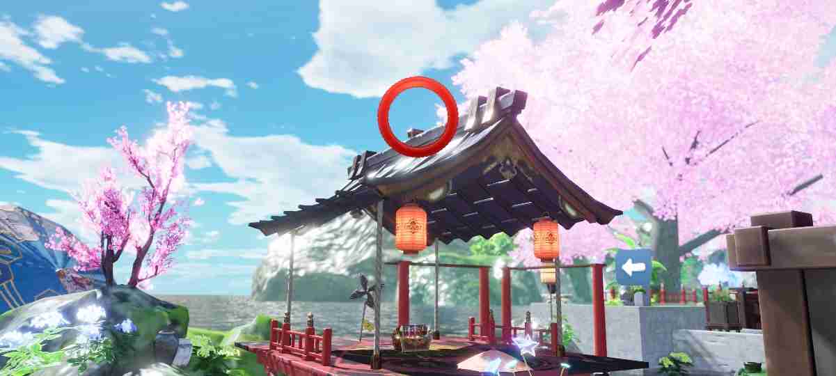 开放空间樱花长廊隐藏宝箱在哪里