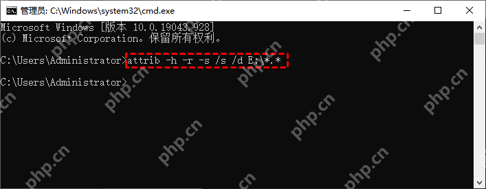 电脑怎么显示隐藏内容?使用命令提示符显示隐藏文件夹详细教程