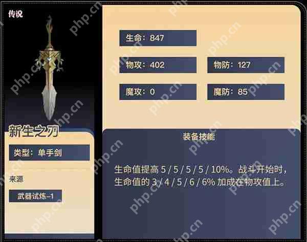 铃兰之剑为这和平的世界武器介绍攻略