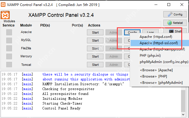 xampp安装教程与配置win10_xampp配置Apache教程