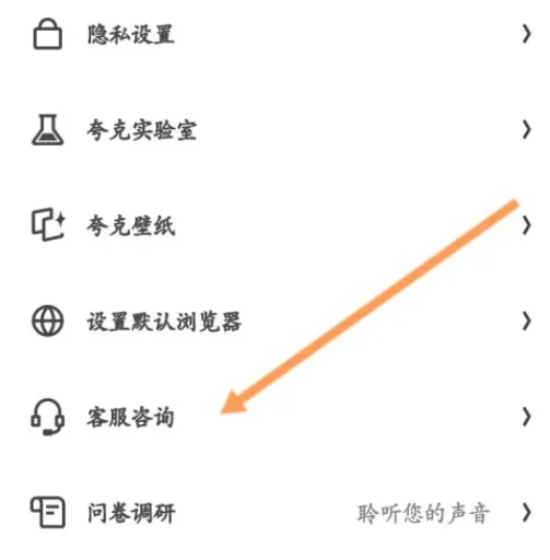 夸克人工客服在哪 夸克在线咨询客服操作分享