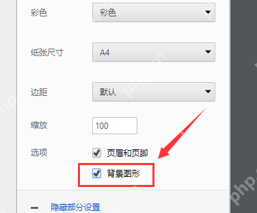 网页图片打印不出背景颜色和图像