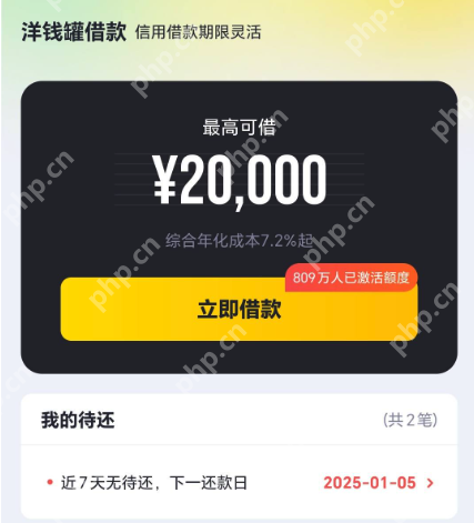 不查征信的小额借款APP前十名榜单推荐2025 - php中文网