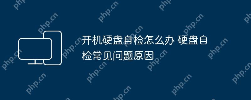 开机硬盘自检怎么办 硬盘自检常见问题原因