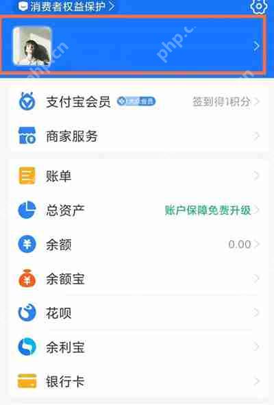 支付宝怎么更改自己的昵称